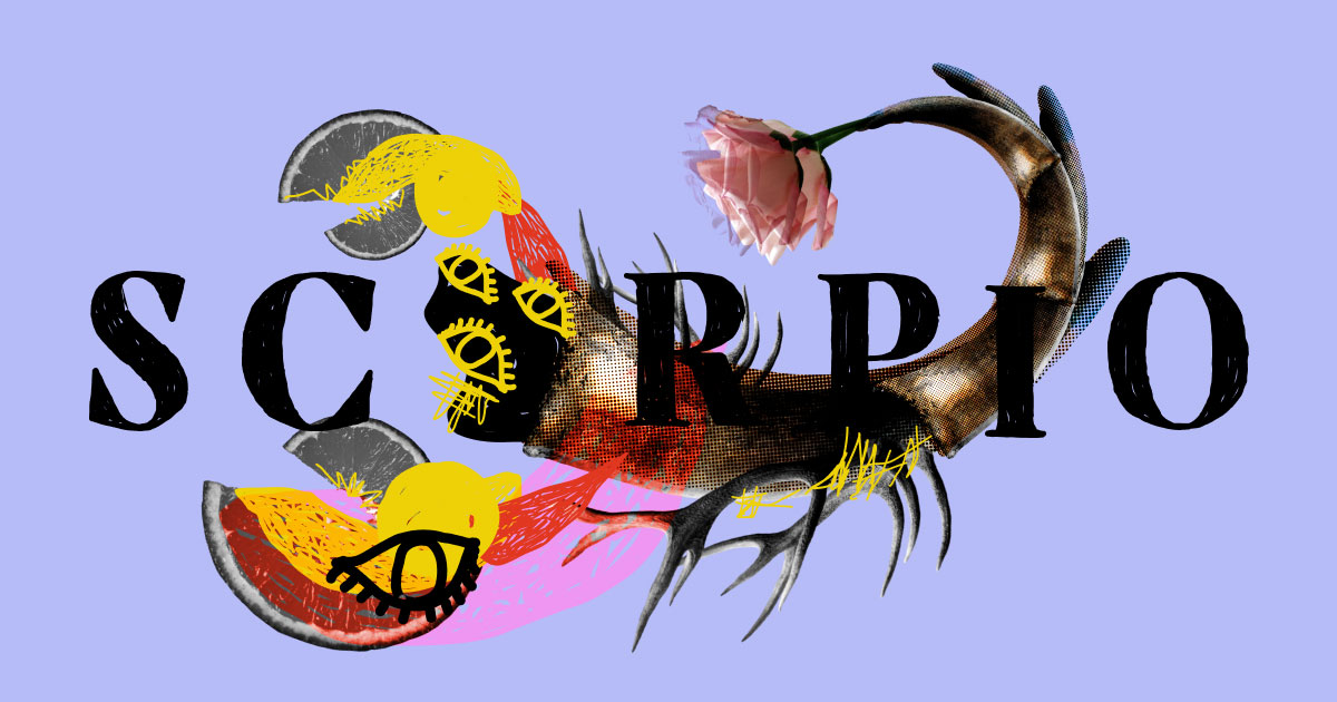 scorpio zodiac illustration