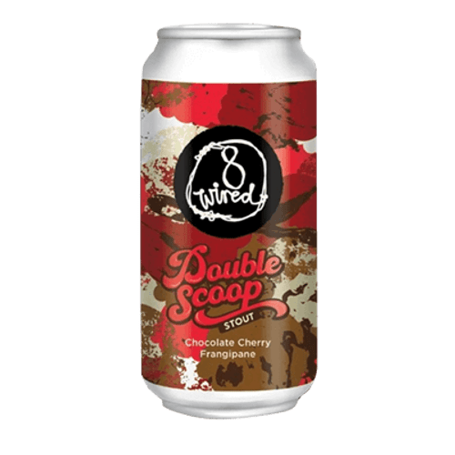 8 Wired Double Scoop Chocolate Cherry Frangipane Stout 440ml Can
