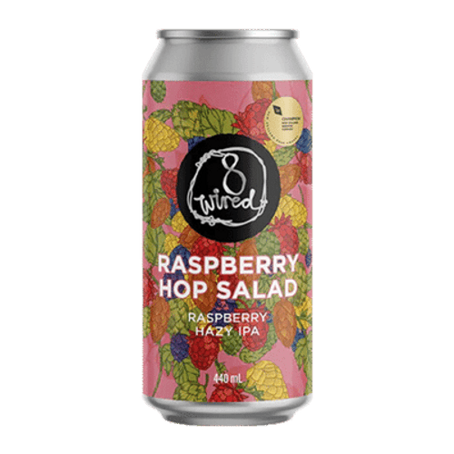 8 Wired Raspberry Hop Salad Hazy IPA