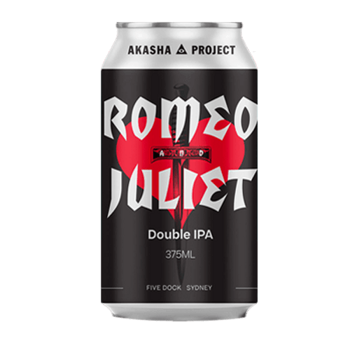 Akasha Romeo and Juliet Double IPA 375ml Can