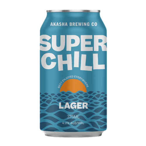 Akasha Super Chill Lager 375ml Can
