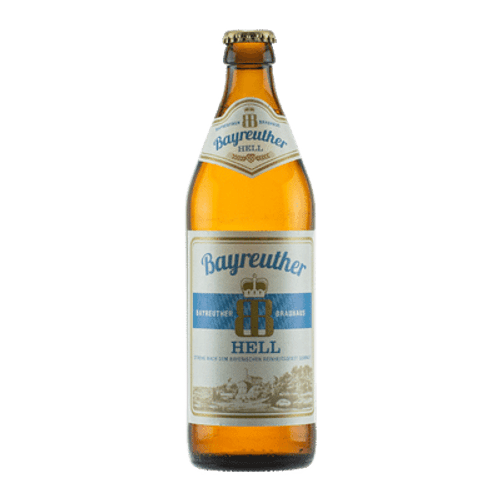 Bayreuther Hell Bavarian Helles Lager 500ml Bottle