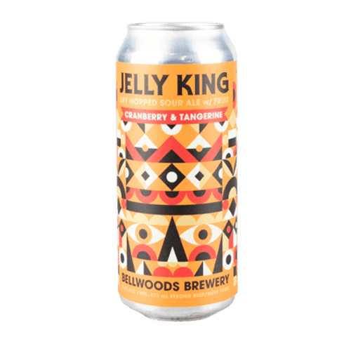 Bellwoods Jelly King Cranberry & Tangerine Dry Hopped Sour Ale 473ml Can