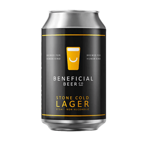 Beneficial Beer Stone Cold Lager 375ml Can