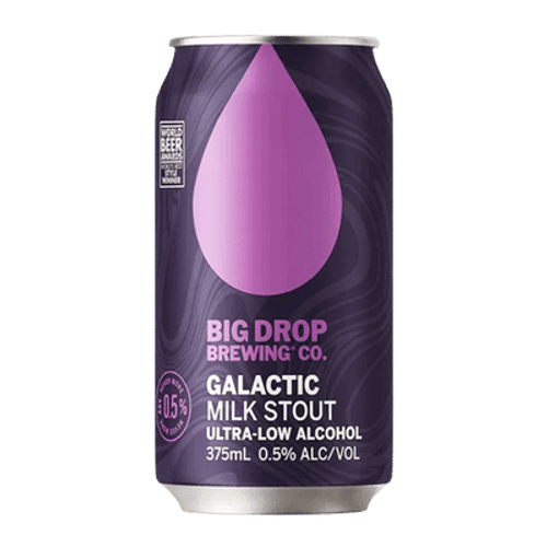 Big Drop Galactic Milk Stout Alcohol Free 375ml Can