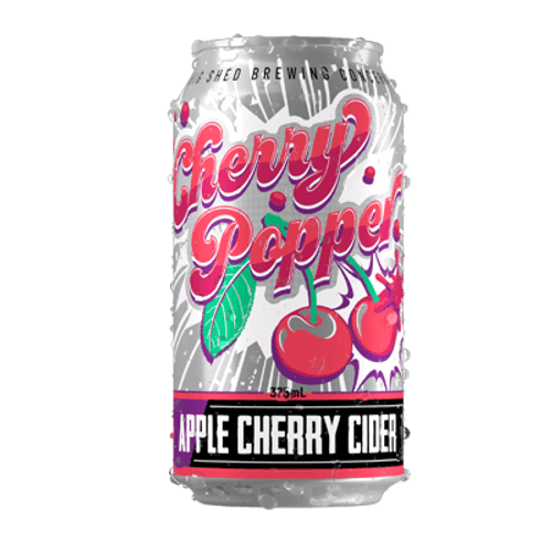 Big Shed Cherry Popper 375ml Can