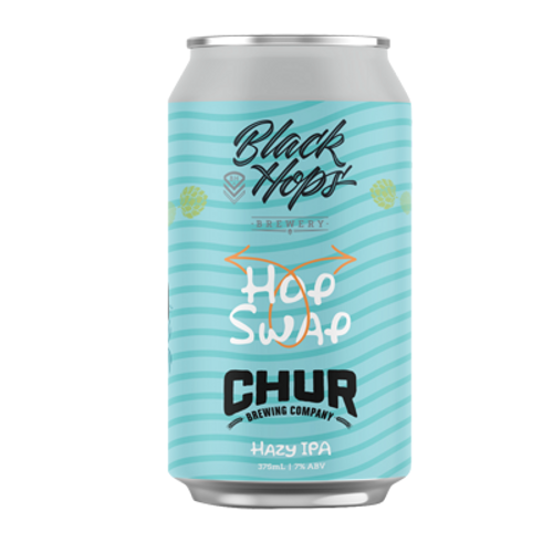 Black Hops/Chur Hop Swap Hazy IPA 375ml Can