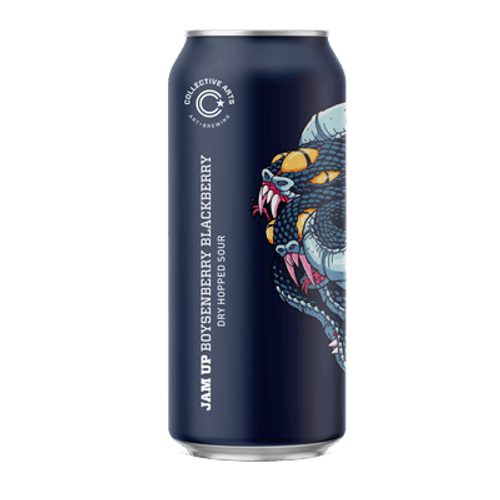 Collective Arts Jam Up The Mash Boysenberry Blackberry Dry-Hopped Sour Ale 473ml Can