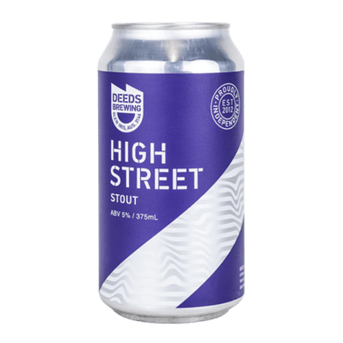 Deeds High Street Stout 375ml Can
