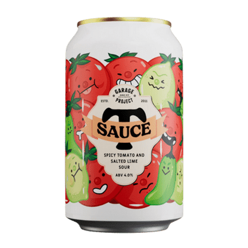Garage Project T-Sauce Spicy Tomato and Salted Lime Sour 330ml Can