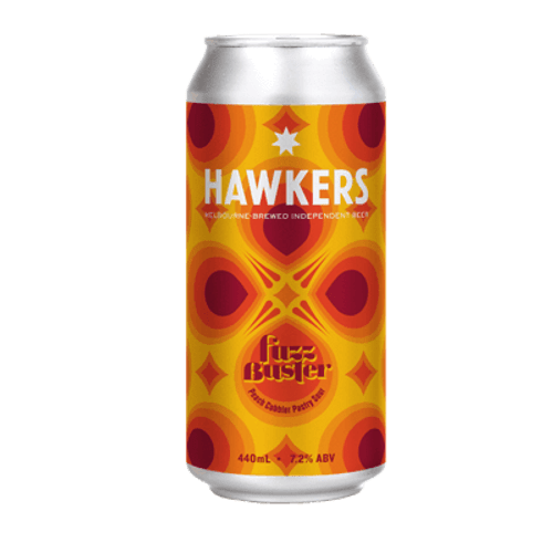 Hawkers Fuzz Buster Peach Cobbler Pastry Sour 440ml Can