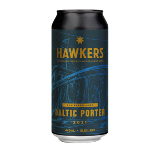 Hawkers Rum Barrel Aged Baltic Imperial Porter 440ml Can