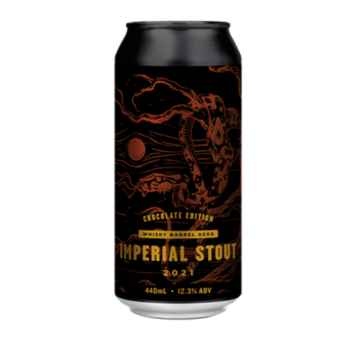 Hawkers Whiskey Barrel Aged Imperial Stout 2021 Chocolate Edition