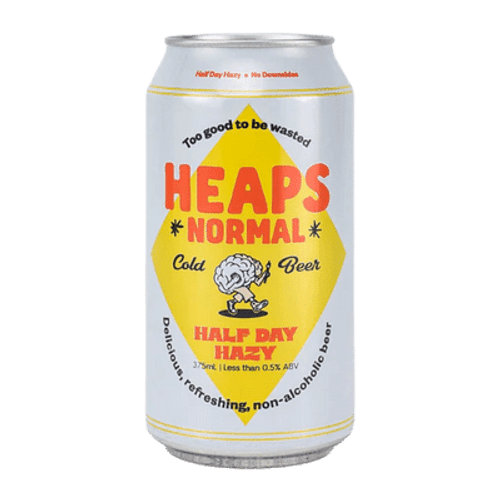 Heaps Normal Half Day Hazy 375ml Can