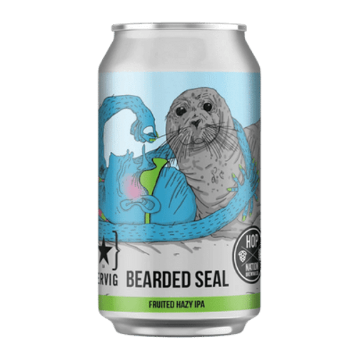 Hop Nation Bearded Seal Fruited Hazy IPA 375ml Can
