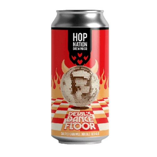 Hop Nation Devil's Dance Floor Salted Caramel Double Red Ale 440ml Can
