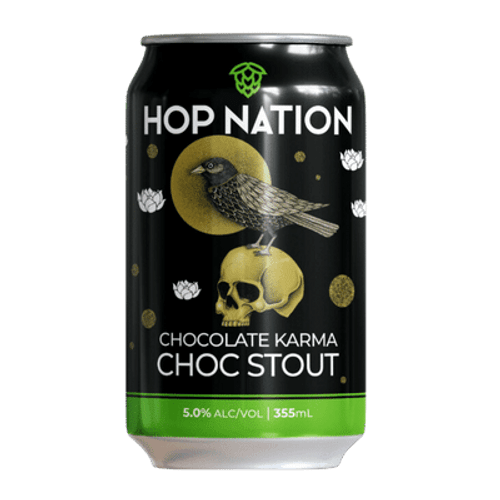 Hop Nation Karma Chocolate Stout 355ml Can