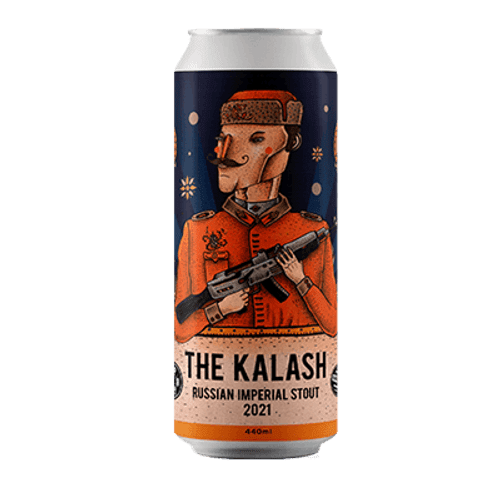 Hop Nation The Kalash 2021 Russian Imperial Stout 440ml Can