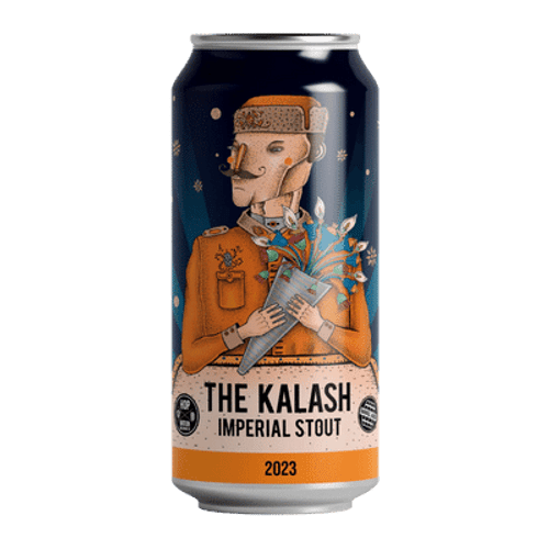 Hop Nation The Kalash 2023 Bourbon Barrel Aged Imperial Stout 440ml Can