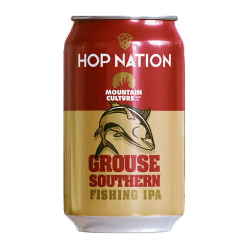 Hop Nation x Mountain Culture Grouse Southern Fishing IPA 355ml Can