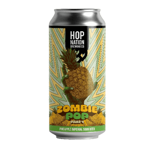 Hop Nation Zombie Pop 4 Pineapple Imperial Sour 440ml Can