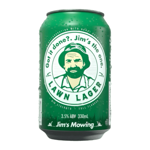 Jim's Lawn Lager 330ml Can