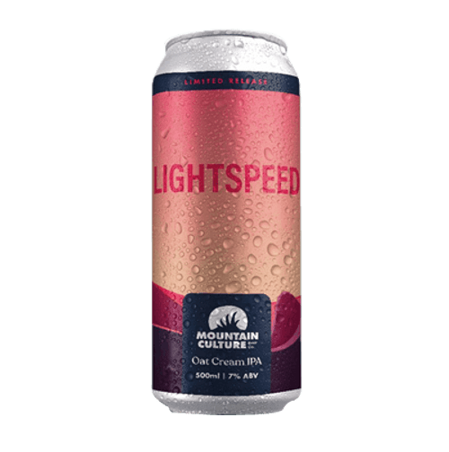 Mountain Culture Lightspeed Oat Cream with Passionfruit IPA 500ml Can