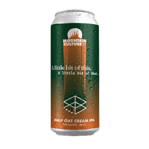 Mountain Culture x Range Brewing A Little Bit of This A Little Bit of That Half Oat Cream IPA 500ml Can