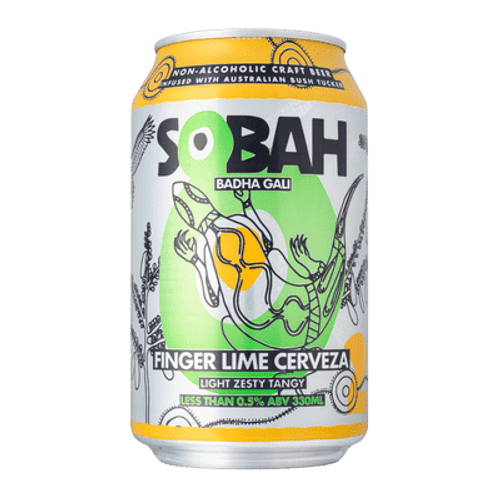 Sobah Finger Lime Cerveza Alcohol Free
