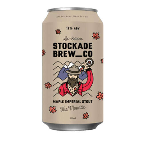Stockade The Mountie Maple Imperial Stout 330ml Can