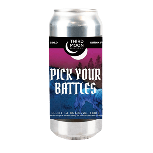Third Moon Brewing Pick Your Battles Double NEIPA 473ml Can