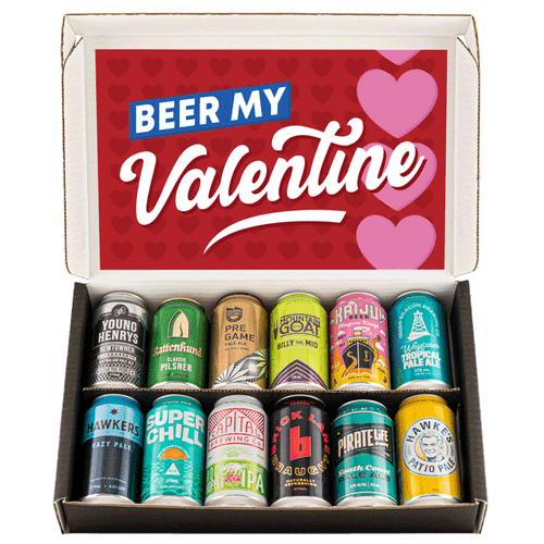 Valentines Day Dozen Beer Gift Box