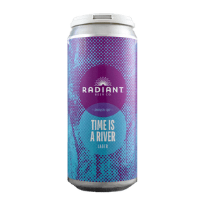 Radiant Time Is A River American Lager 473ml Can