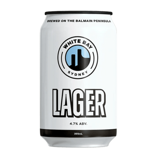 White Bay Lager 355ml Can