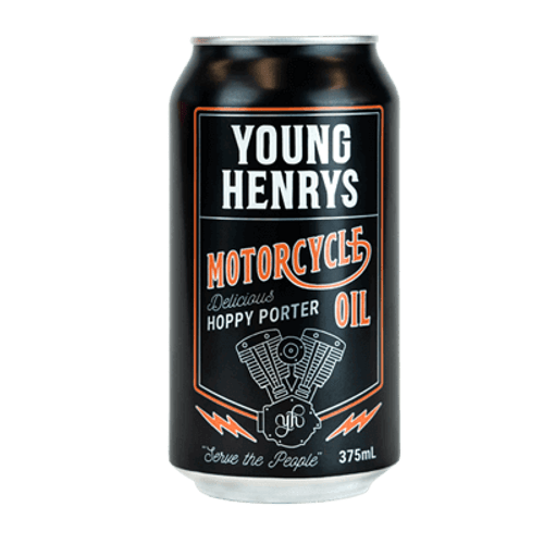 Young Henry's Motorcycle Oil Porter 375ml Can